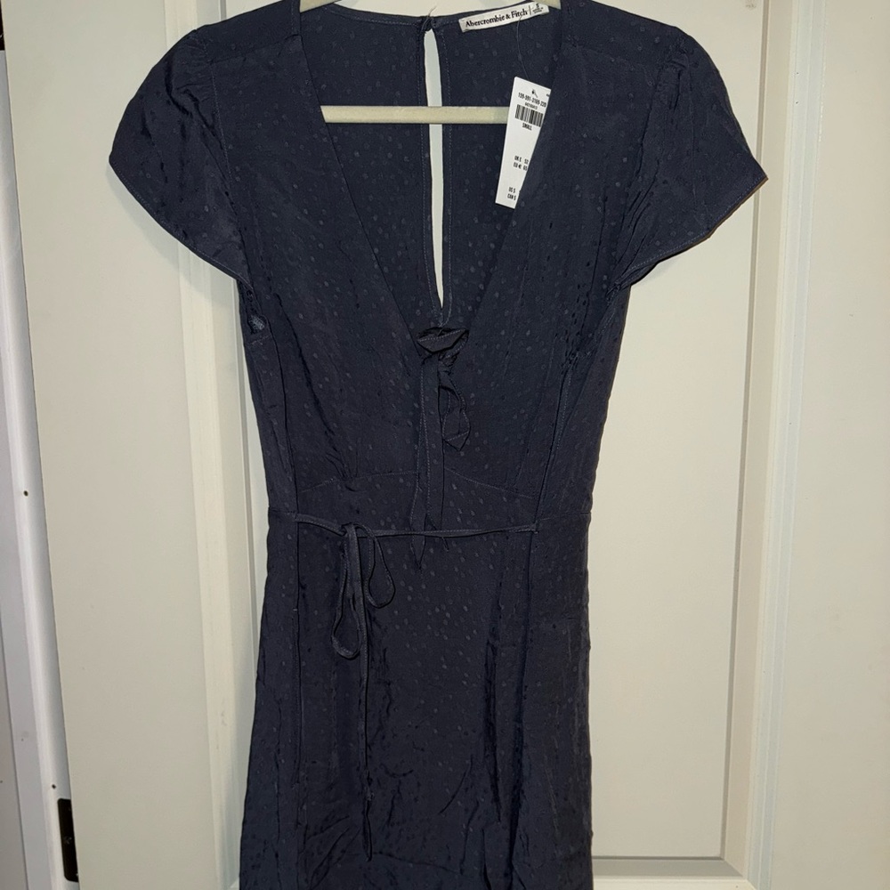 Abercrombie & Fitch Charcoal Midi Dress